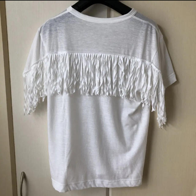 sacai - sacai バックフリンジTシャツの通販 by holic|サカイならラクマ sacai フリンジ付きTシャツ