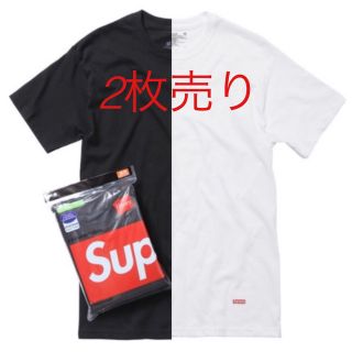 シュプリーム(Supreme)の[ベッサ様専用] シュプリーム  ヘインズ　コラボT Lサイズ(Tシャツ/カットソー(半袖/袖なし))