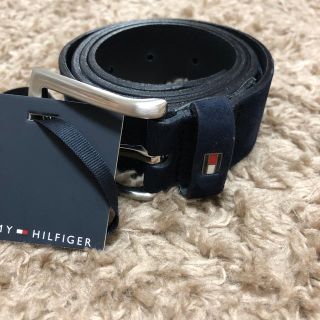 トミーヒルフィガー(TOMMY HILFIGER)のトミーフィルガー ベルト ベロア生地(ベルト)