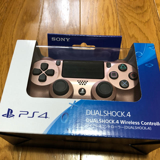 エンタメ/ホビーPS4 ワイヤレスコントローラー DUALSHOCK4 ローズゴールド　新品