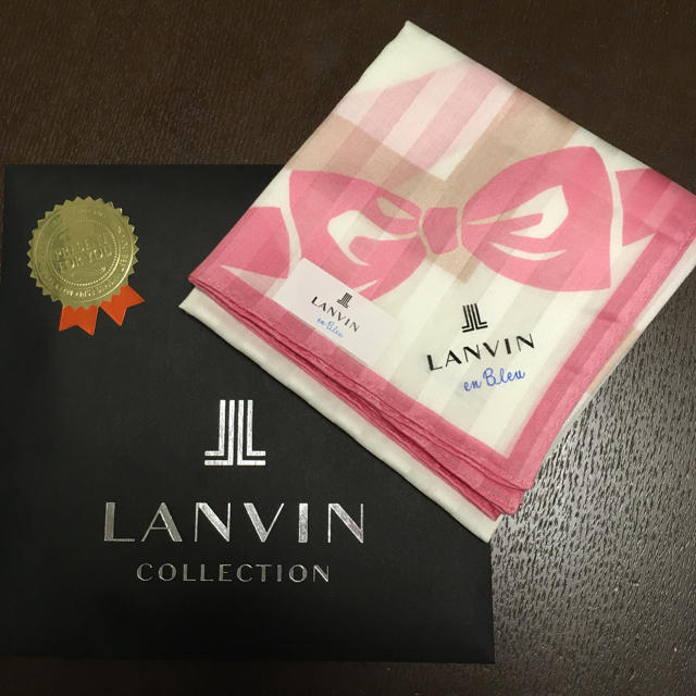 LANVIN en Bleu(ランバンオンブルー)のさくら様専用★ランバンオンブルー　ハンカチ レディースのファッション小物(ハンカチ)の商品写真