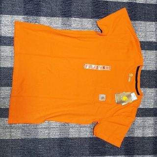 カーハート(carhartt)のCarhartt　Tシャツ　オレンジ(Tシャツ/カットソー(半袖/袖なし))