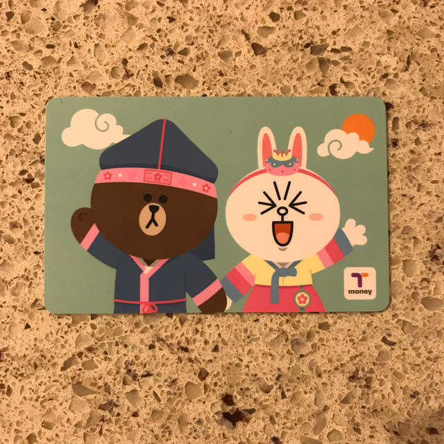 値下げ！　T-money カード エンタメ/ホビーのおもちゃ/ぬいぐるみ(キャラクターグッズ)の商品写真