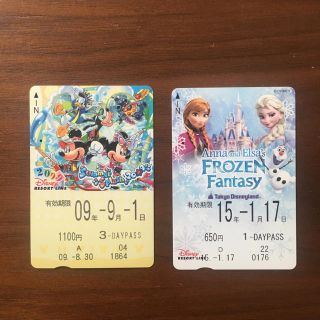 ディズニー(Disney)の【美品】ディズニーリゾートライン 使用済みチケット(その他)