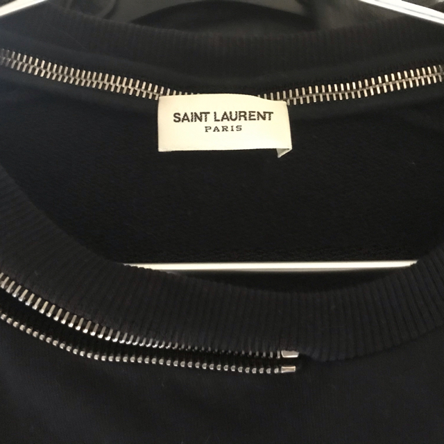 Saint Laurent(サンローラン)のsaint laurent paris ネックジップスウェット　亀梨着用 メンズのトップス(スウェット)の商品写真