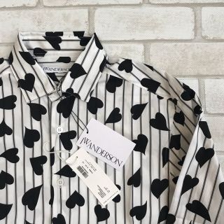 J.W.ANDERSON - 新品未使用 jw anderson ハートストライプシャツ ...