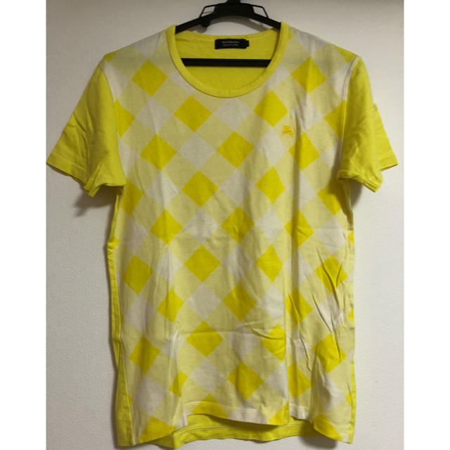BURBERRY BLACK LABEL(バーバリーブラックレーベル)の【ゆうさん専用❗️】【バーバリー❗️】黄色Tシャツ！ メンズのトップス(Tシャツ/カットソー(半袖/袖なし))の商品写真