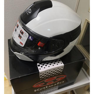 オージーケー(OGK)のレボックス様専用　新品未使用　ヘルメット バイク用L Kabuto kazami(ヘルメット/シールド)