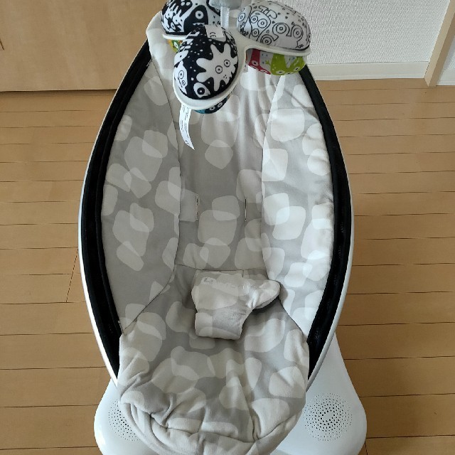 ママルー 電動バウンサー 4moms mamaRoo plush シルバー 美品