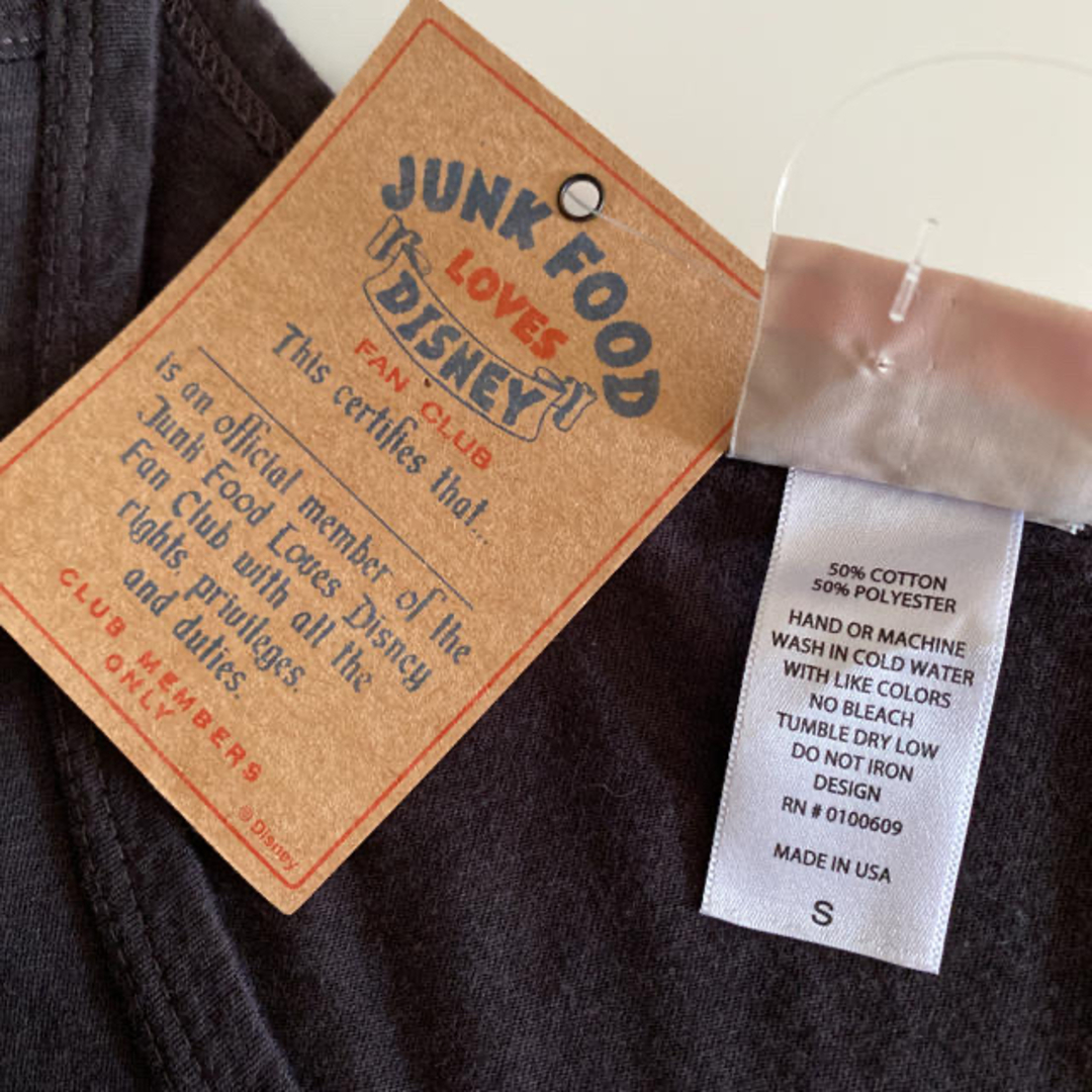 JUNK FOOD(ジャンクフード)の新品　❶JUNK FOOD ディズニー コラボ ❷MNKR Tシャツ　2点セット レディースのトップス(Tシャツ(半袖/袖なし))の商品写真