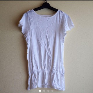 ギャップ(GAP)のGAP　フレンチスリーブ　無地　チュニック　Tシャツ(Tシャツ(半袖/袖なし))