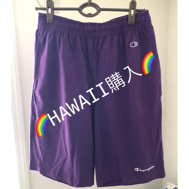 Champion(チャンピオン)のⓂ️Champion パープル ショートパンツ メンズのパンツ(ショートパンツ)の商品写真