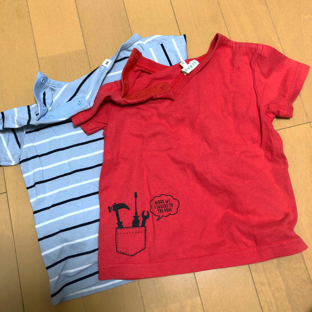 3can4on(サンカンシオン)の半袖Tシャツ☆90size☆2枚セット キッズ/ベビー/マタニティのキッズ服男の子用(90cm~)(Tシャツ/カットソー)の商品写真