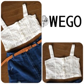 ウィゴー(WEGO)のwego レースビスチェ(ベアトップ/チューブトップ)