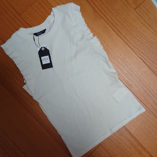 フタフタ(futafuta)の★150サイズ★新品★未使用★タグ付き★女児★テレコソデ★フリルタンク★(Tシャツ/カットソー)