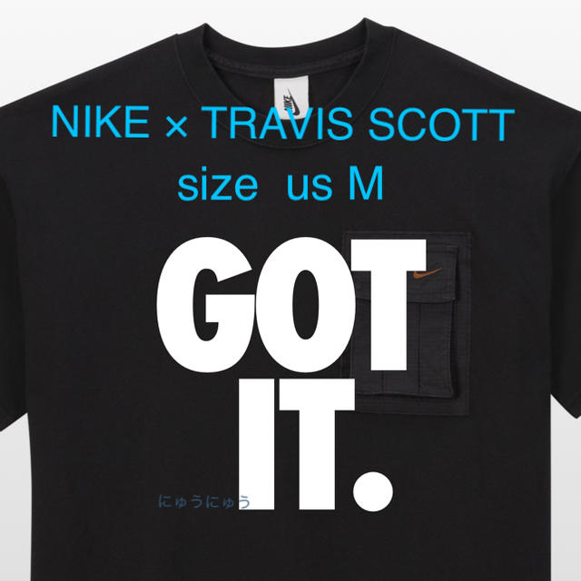 NIKE × Travis Scott  Pocket Tee  us M