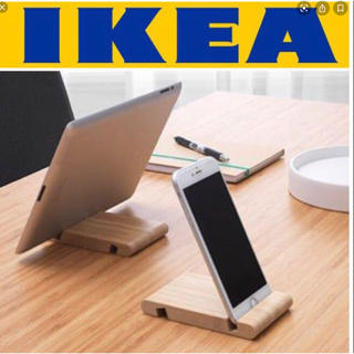 イケア(IKEA)のBERGENES ベルゲネス タブレットスタンド　竹製　1台(その他)