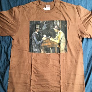 シュプリーム(Supreme)のM 新品未使用 Supreme cards Tee  Brown セザンヌ(Tシャツ/カットソー(半袖/袖なし))