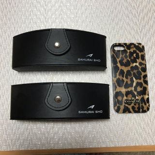 コーチ(COACH)のSAMURAI SHO メガネケース　コーチ　iPhone 5Sケース(iPhoneケース)