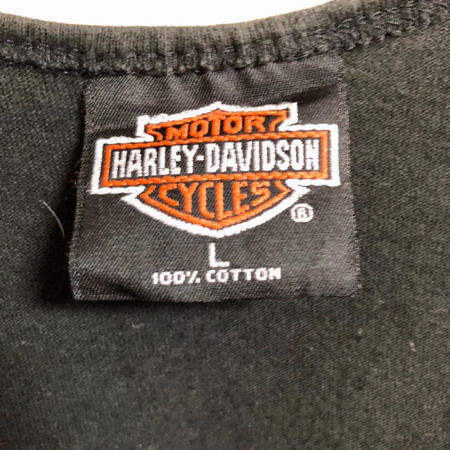 Harley Davidson(ハーレーダビッドソン)の【USA製】ハーレーダビッドソン　ビッグロゴ入りタンクトップ　希少デザイン　人気 メンズのトップス(タンクトップ)の商品写真