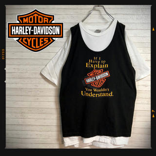 Harley Davidson - 【USA製】ハーレーダビッドソン ビッグロゴ入り 