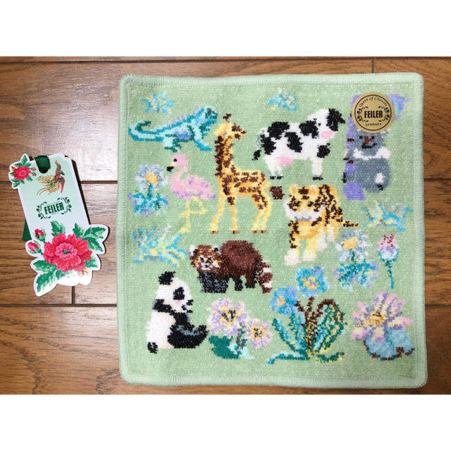FEILER - フェイラーFEILERハンカチ新品未使用☆25×25アニマル FEILER - フェイラーFEILERハンカチ新品未使用☆25×25アニマル