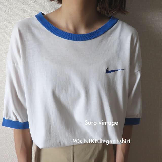 90s nike ナイキ vintage ヴィンテージ 半袖 リンガーt シャツ