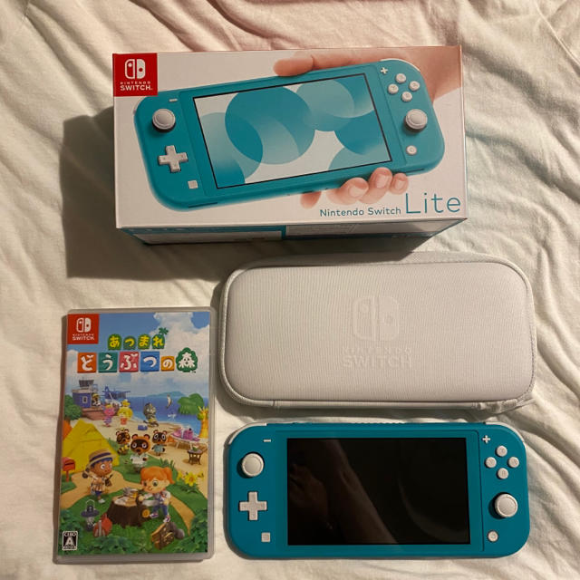 任天堂Switch lite どうぶつの森カセットポータブルケース3点セット