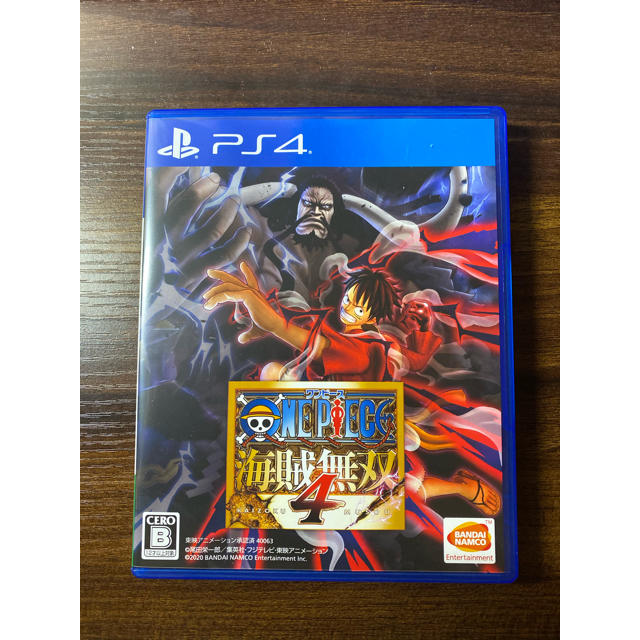 BANDAI NAMCO Entertainment(バンダイナムコエンターテインメント)のPS4版　ワンピース海賊無双4 美品 エンタメ/ホビーのゲームソフト/ゲーム機本体(家庭用ゲームソフト)の商品写真