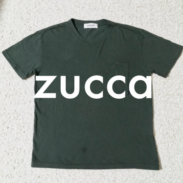 ZUCCa(ズッカ)のzucca バックロゴTシャツ 半袖 ダークグリーン ズッカ レディースのトップス(Tシャツ(半袖/袖なし))の商品写真