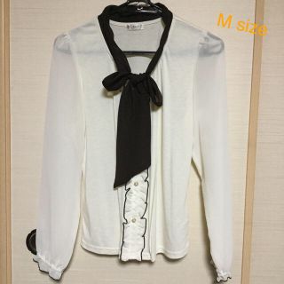 アクシーズファム(axes femme)のaxes  femme 長袖トップス　ベージュ　M(カットソー(長袖/七分))