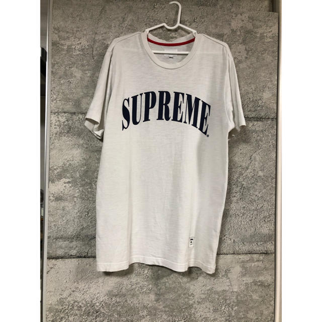 supreme アーチロゴ　白