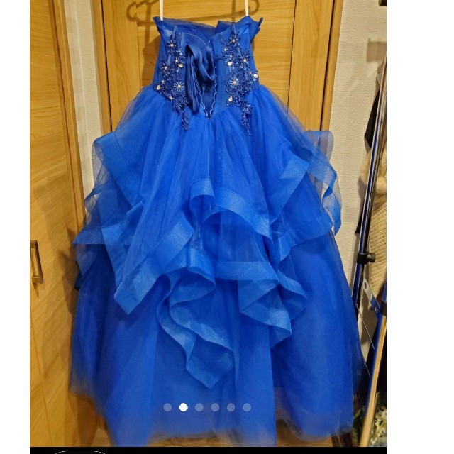 カラードレス by ちゃす's shop｜ラクマ ロイヤルブルー 結婚式の通販 最新作