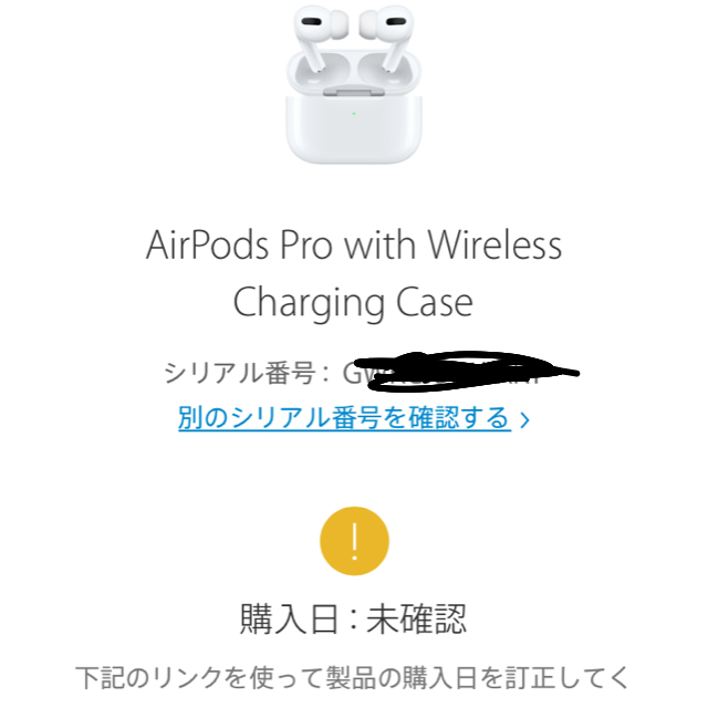 AirPodsPro  エアポッズプロ AirPods Pro MWP22J/A