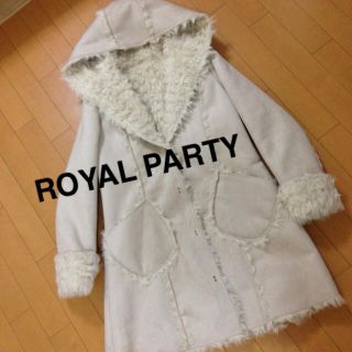 ロイヤルパーティー(ROYAL PARTY)の本日のみ値下げ！フェイクファーコート(ロングコート)