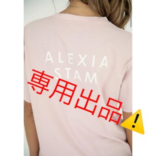 アリシアスタン(ALEXIA STAM)のALEXIA STAM おーさん。様専用(Tシャツ(半袖/袖なし))