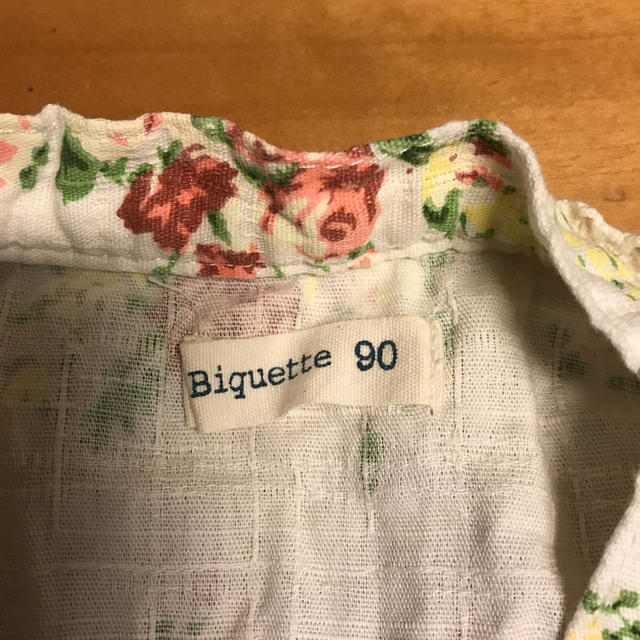 Biquette(ビケット)のBiquette 浴衣 甚平 90 キッズ/ベビー/マタニティのキッズ服女の子用(90cm~)(甚平/浴衣)の商品写真