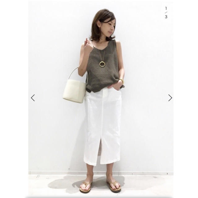 L'Appartement White Denim スカート◆