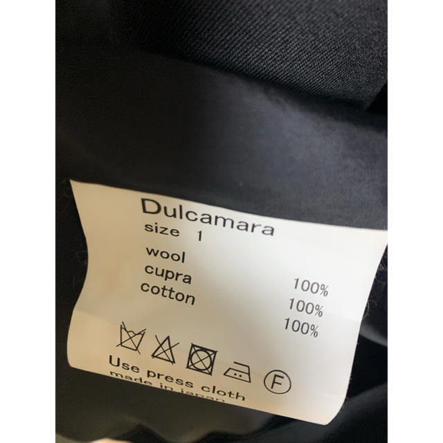 Dulcamara(ドゥルカマラ)のなかむ着Dulcamaraドゥルカマラ よそいきフラップロングCT black1 メンズのジャケット/アウター(その他)の商品写真