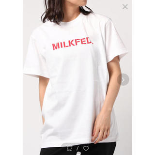 ミルクフェド(MILKFED.)の値下！MILKFED ロゴTシャツ(Tシャツ(半袖/袖なし))