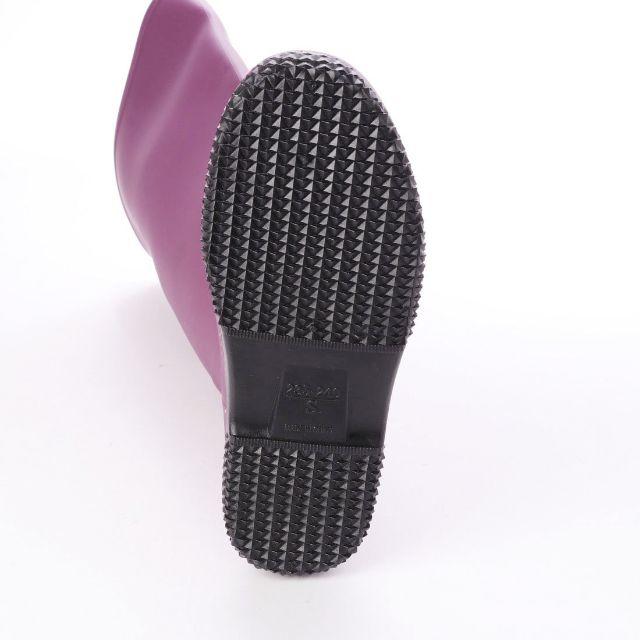 【19044_PURPLE_XL】 折り畳み式レインブーツ　携帯と保管に便利*1 メンズの靴/シューズ(長靴/レインシューズ)の商品写真
