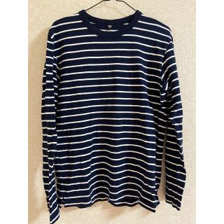 ユニクロ(UNIQLO)のUNIQLO ウォッシュボーダーT（長袖）(Tシャツ/カットソー(七分/長袖))