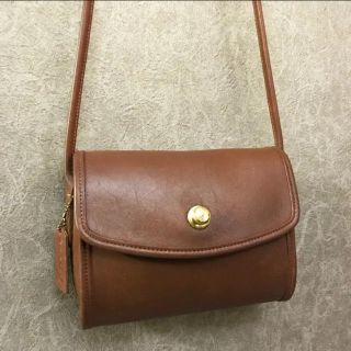 コーチ(COACH)の⋈ mineko様専用⋈  USA製 オールドコーチ ショルダーバッグ 茶 金具(ショルダーバッグ)