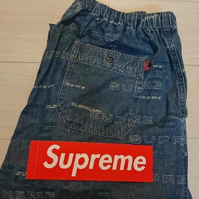 Supreme(シュプリーム)のSupreme Dimensions Logo Denim Skate Pant メンズのパンツ(デニム/ジーンズ)の商品写真