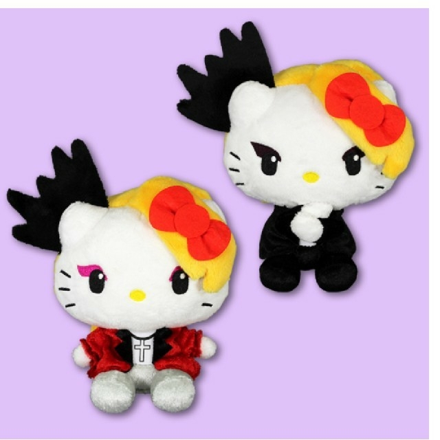 YOSHIKITTY ヨシキティ ぬいぐるみ 2種類セットの通販 by るな YOSHIKITTY ヨシキティ ぬいぐるみ 2種類セットの通販 by るな