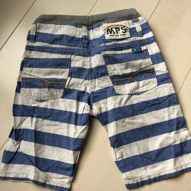 MPS(エムピーエス)のMPS ボーダーハーフパンツ キッズ/ベビー/マタニティのキッズ服男の子用(90cm~)(パンツ/スパッツ)の商品写真