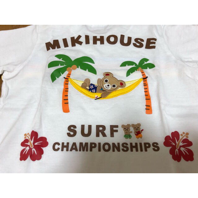 mikihouse(ミキハウス)のNN様専用 ミキハウス ダブルビー プッチー アロハTシャツ（90） キッズ/ベビー/マタニティのキッズ服男の子用(90cm~)(Tシャツ/カットソー)の商品写真