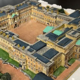 新品　バッキンガム宮殿　英国　　建物　ロンドン　 ダンバリーミント ハンドメイド(置物)