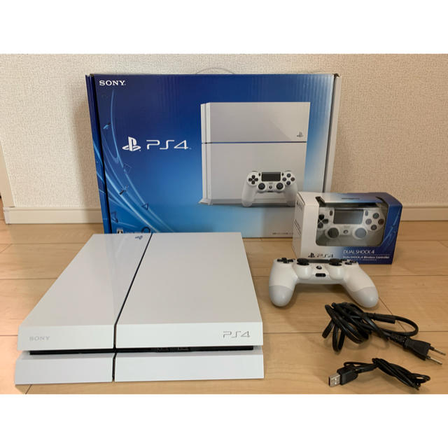 【最安値】 PlayStation4 - PS4 本体+コントローラ1台付　500GB 家庭用ゲーム機本体