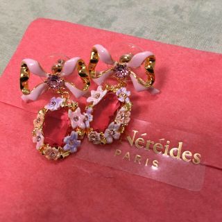 ????新品????レネレイド ピンク リボン ピアス